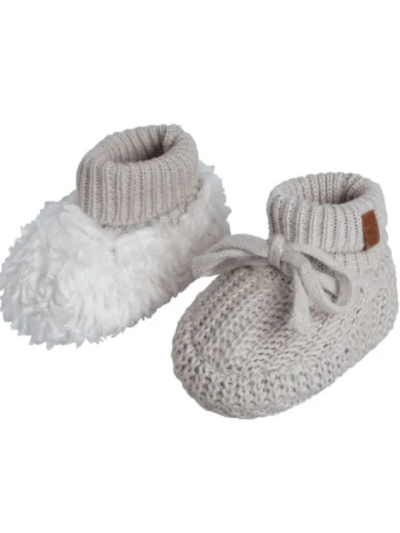 Baby's Only - vastasyntyneen neuletossut, Warm Linen