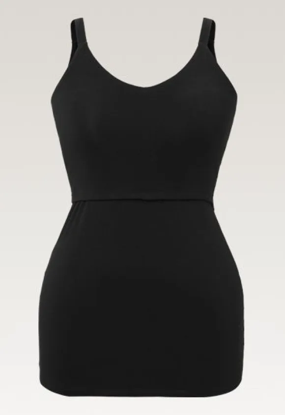 Boob Design - Easy singlet äitiys- ja imetystoppi, musta