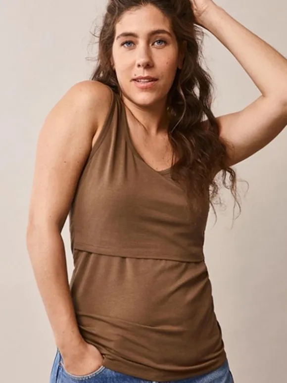 Boob Design - imetystoppi Classic Tank Top Hazelnut