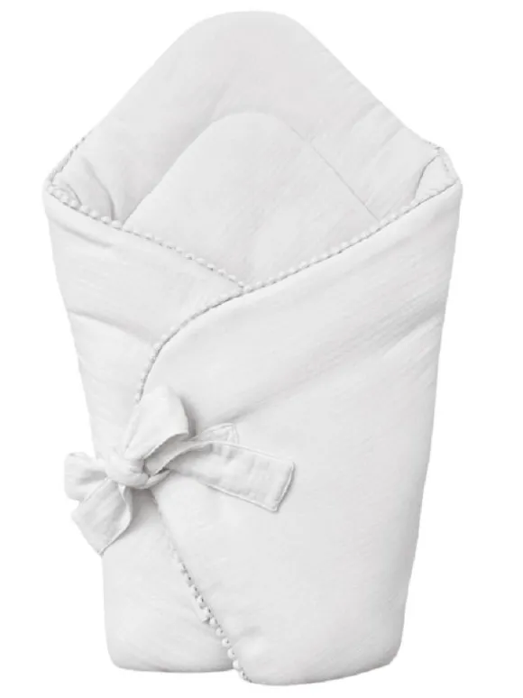 Cotton & Sweet - harso unipussi koristereunalla, white