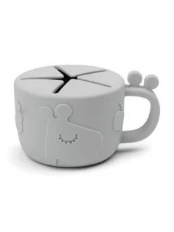 Done by Deer - Peekoboo Snack Cup - Raffi Grey