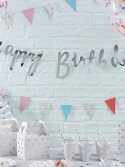 Ginger Ray - folioilmapallo Happy Birthday, hopea