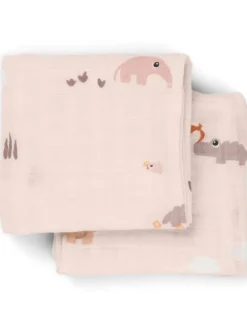 Harsoliina 2-pack 70x70 - Playground Powder - Done By Deer