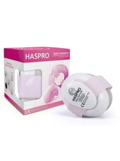 Haspro BABY lapsen 0-3 v kuulosuojaimet, pinkki