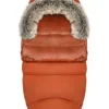 Lämpöpussi rattaisiin nallenkorvilla ja karvalla, caramel