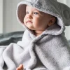 Luin Living Vauvapyyhe nallenkorvilla 0-5v, Pearl Grey