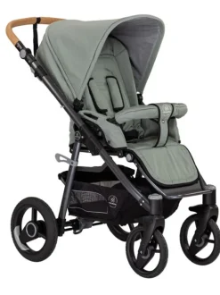 Naturkind Lux Evo yhdistelmävaunut Solight Ecco renkailla, Jade