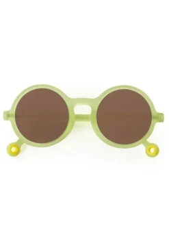 Olivio&Co Lasten Aurinkolasit Kids 3-5v, Round Lime Green