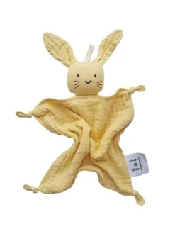 Puuvillainen Cuddly unipupu, keltainen