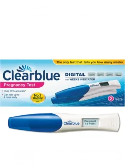 Raskaustesti Clearblue Digital viikkonäytöllä 2kpl