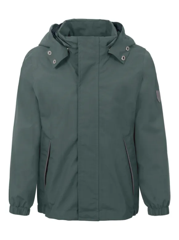 T2HPlain rain set with fleece, green koko98