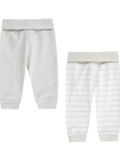 Vauvan housut 2-PACK, harmaa | BOLEY
